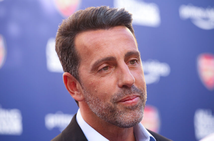 LONDON, ENGLAND - AUGUST 02: Edu Gaspar attends the