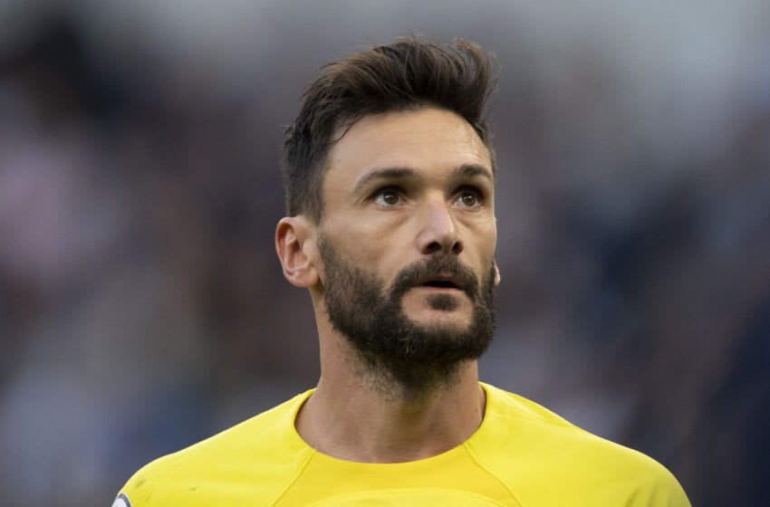 LONDON, ENGLAND - SEPTEMBER 17: Hugo Lloris of Tottenham Hotspur during the Premier League match between Tottenham Hotspur and Leicester City at Tottenham Hotspur Stadium on September 17, 2022 in London, United Kingdom. (Photo by Visionhaus/Getty Images)