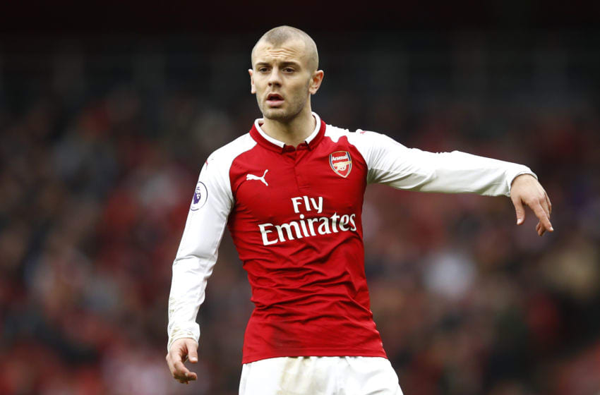 LONDON, ENGLAND - MARCH 11: Jack Wilshere of Arsenal during the Premier League match between Arsenal and Watford at Emirates Stadium on March 11, 2018 in London, England. (Photo by Julian Finney/Getty Images)